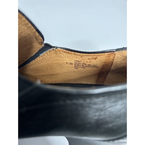 Sofft Shoes Womens 8.5 Loafers Black Leather Slip On Heels Casual Comfort - Picture 6 of 7